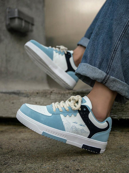 Heren Sneakers Beige Comfortabel Sportief Alledaags