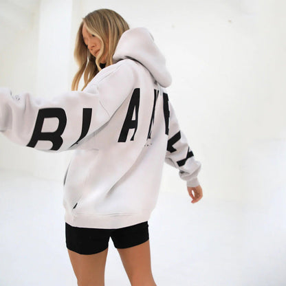 Dames Hoodie Capuchon Warm met Leuke Savannah Print