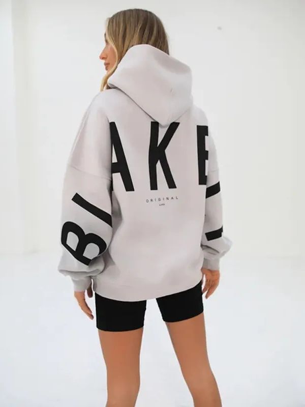 Dames Hoodie Capuchon Warm met Leuke Savannah Print
