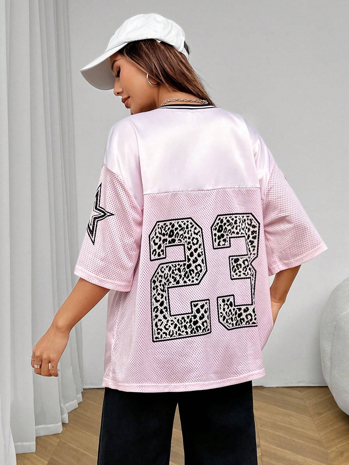 Oversized Shirt Dierenprint Streetwear Casual Stijl