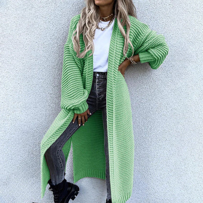 Dames Renda Trui Lange Mouwen Gebreid Vest