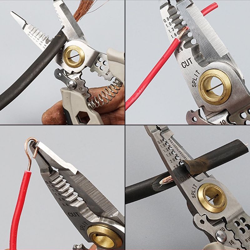 Professionele Draadtang — Strip, Knip & Krimp | Multifunctioneel Kabelhulpmiddel
