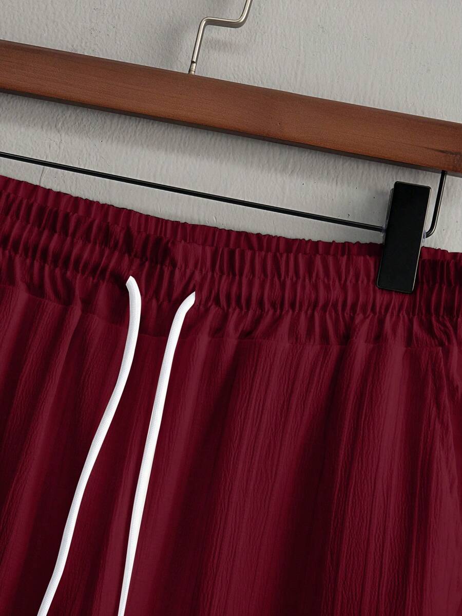 Heren Co-ord Set Zwart Japanse Stijl Luxe Look