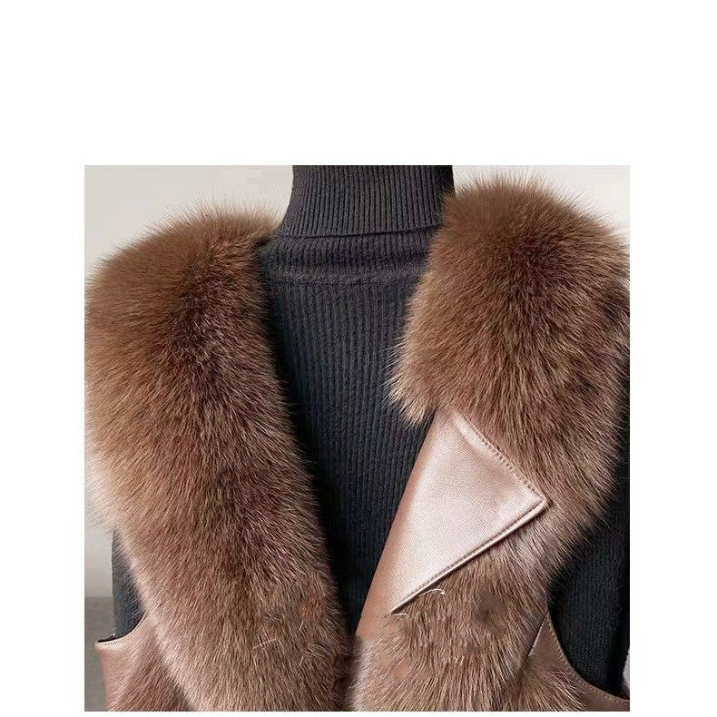 Dames Bodywarmer Faux Fur Warm en Stijlvol