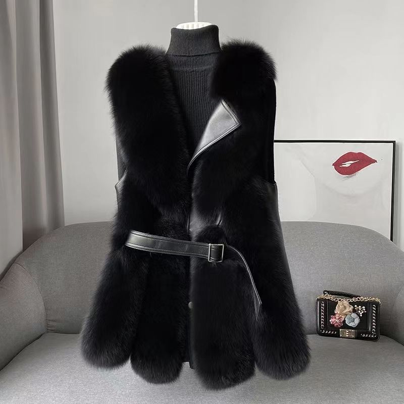 Dames Bodywarmer Faux Fur Warm en Stijlvol