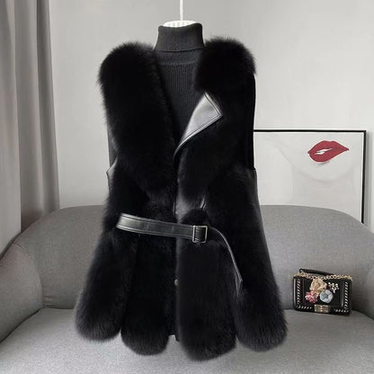 Dames Bodywarmer Faux Fur Warm en Stijlvol