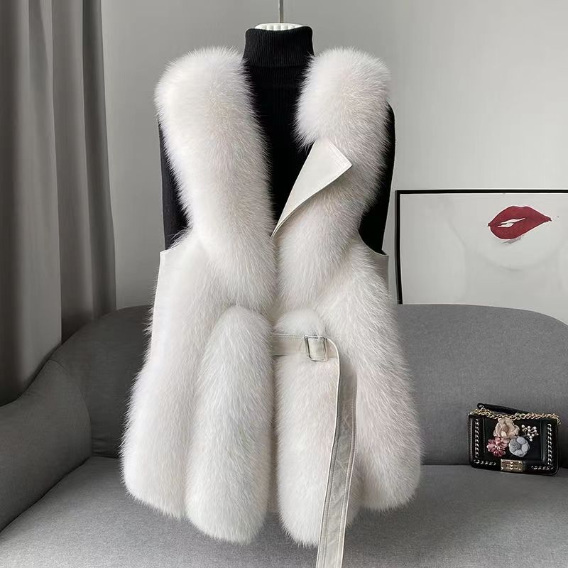 Dames Bodywarmer Faux Fur Warm en Stijlvol