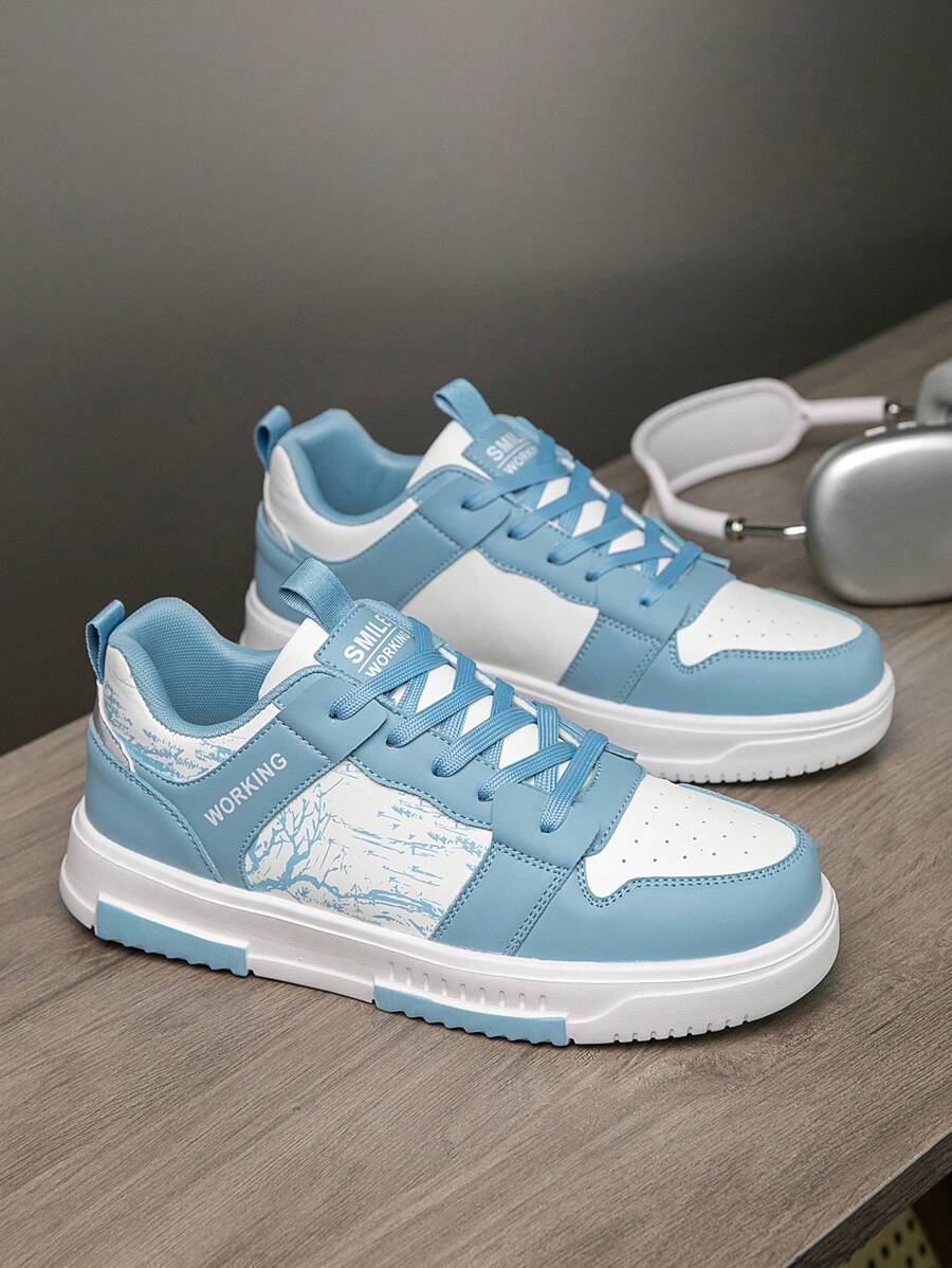 Heren Sneakers Beige Comfortabel Sportief Alledaags