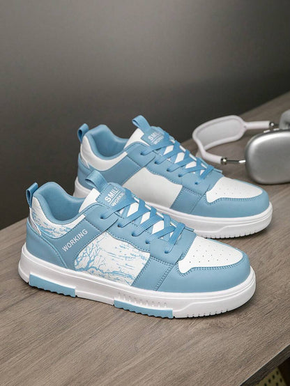 Heren Sneakers Beige Comfortabel Sportief Alledaags