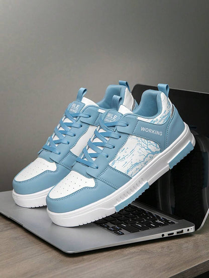 Heren Sneakers Beige Comfortabel Sportief Alledaags