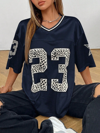Oversized Shirt Dierenprint Streetwear Casual Stijl