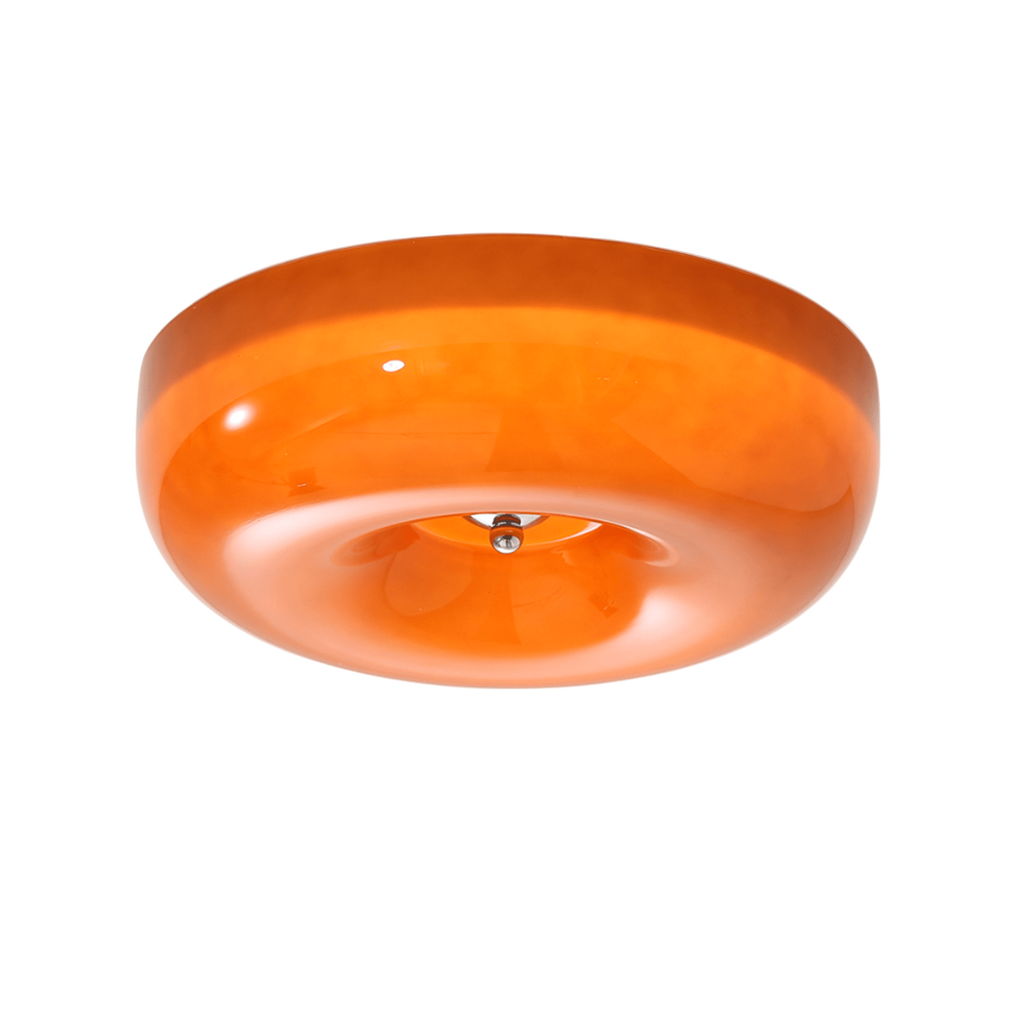 Plafondlamp Glas LED Metaal Wit Woonkamer Slaapkamer Hal Ronde Glazen Plafonnière Moderne Ceiling Light