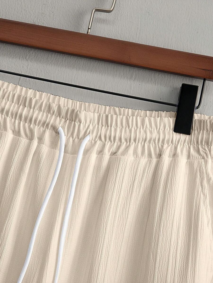 Heren Co-ord Set Zwart Japanse Stijl Luxe Look