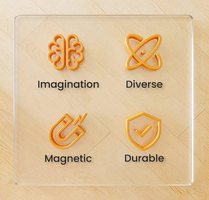 Magnetisch Bouwvoertuig Speelset 50 Stuks Transformeerbaar Voertuigset voor Kinderen Educatief Constructiespeelgoed met Magnetische Onderdelen