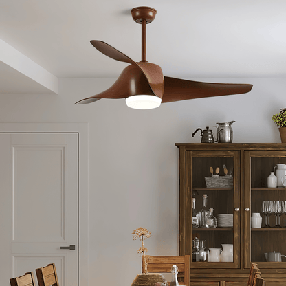 Plafondventilator met Verlichting Umber – Ø132 cm Moderne Ventilator met LED-Lamp