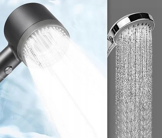 Handdouche met 5 Verstelbare Standen – Waterbesparende Douchekop met Verhoogde Druk – Badkameraccessoire voor Zwakke Waterdruk