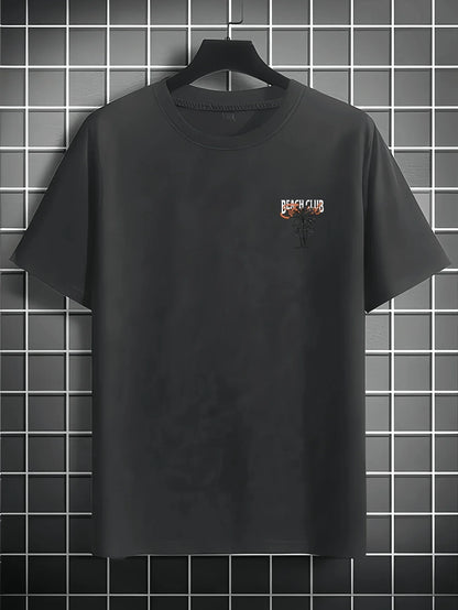 Mintgroen Heren T-shirt Oversized met Print