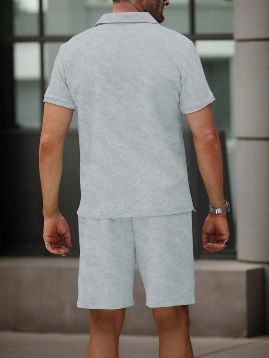 Heren Polo en Shorts Set - Zomerset voor Mannen Relaxed Stijl