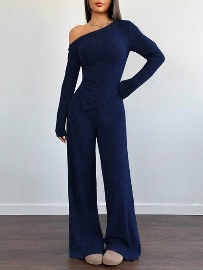 Dames Tweedelig Setje One Shoulder Stijl