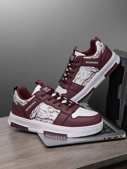 Heren Sneakers Beige Comfortabel Sportief Alledaags