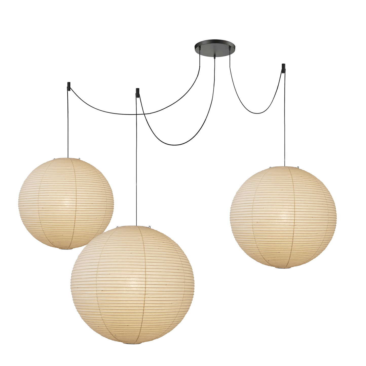 Japanse Mulberry Paper Hanglamp — Handgemaakte Washi Lampenkap Bol Sfeerverlichting