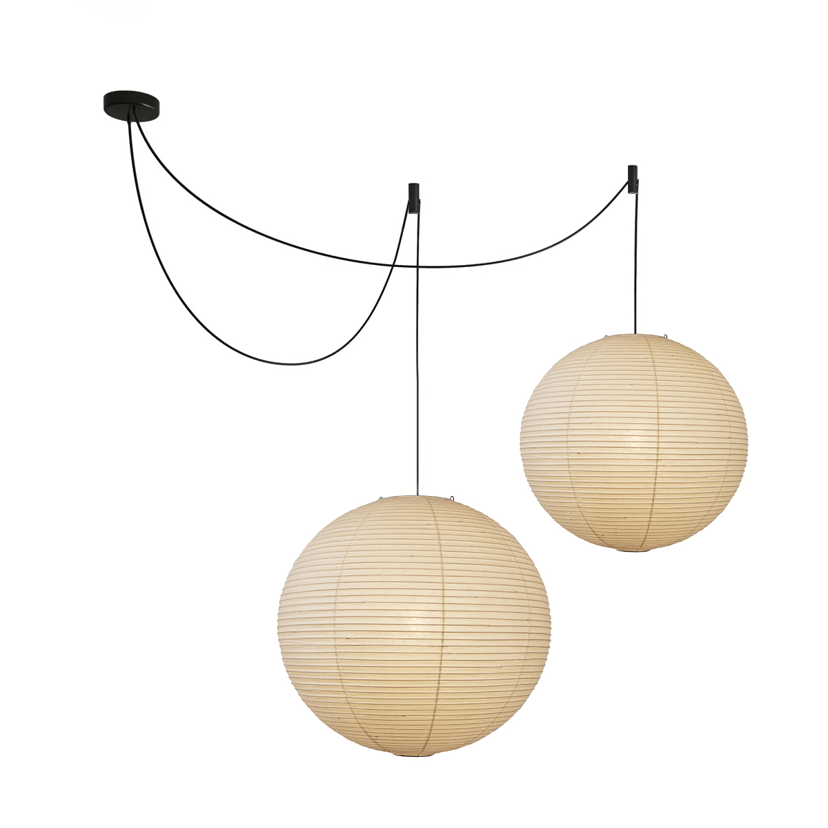 Japanse Mulberry Paper Hanglamp — Handgemaakte Washi Lampenkap Bol Sfeerverlichting