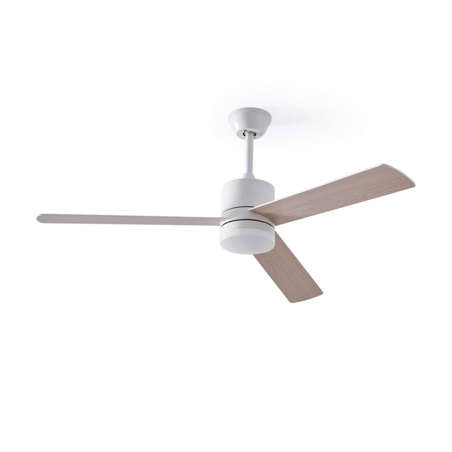 Plafondventilator met LED-verlichting Ø132 cm - 6 snelheden met afstandsbediening - energiezuinig design voor slaapkamer en woonkamer