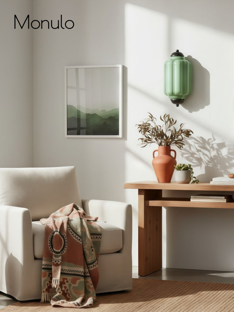 Wandlamp Melkglas voor Slaapkamer Gang Scandinavische Stijl