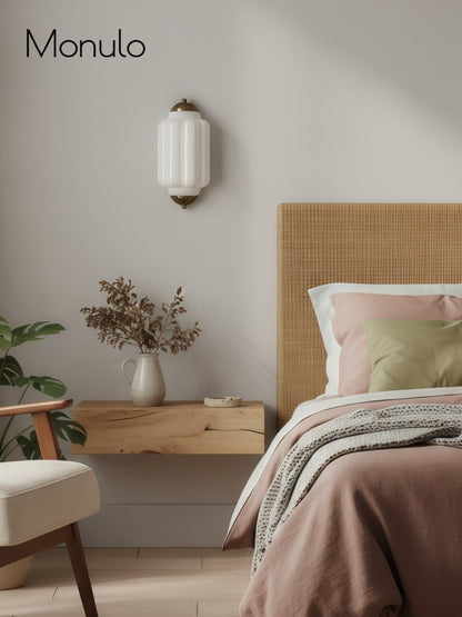 Wandlamp Melkglas voor Slaapkamer Gang Scandinavische Stijl