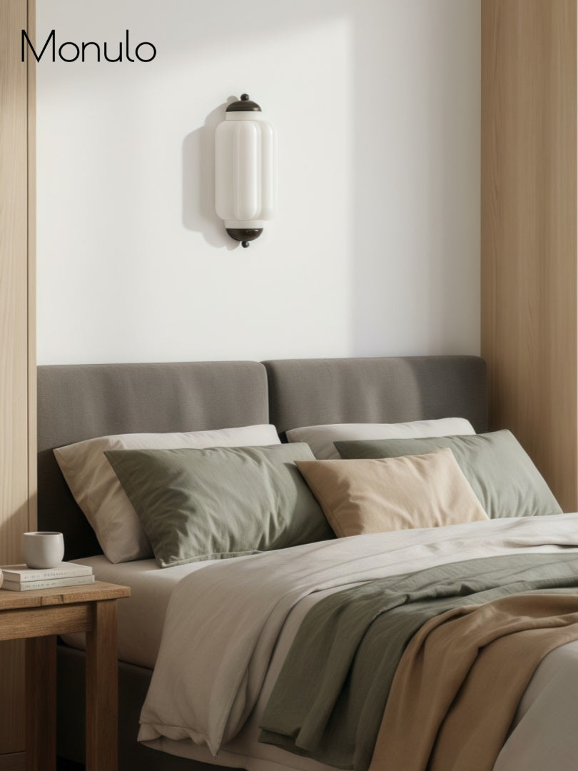 Wandlamp Melkglas voor Slaapkamer Gang Scandinavische Stijl