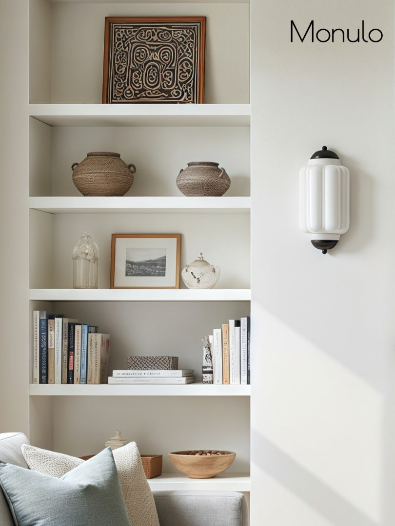 Wandlamp Melkglas voor Slaapkamer Gang Scandinavische Stijl