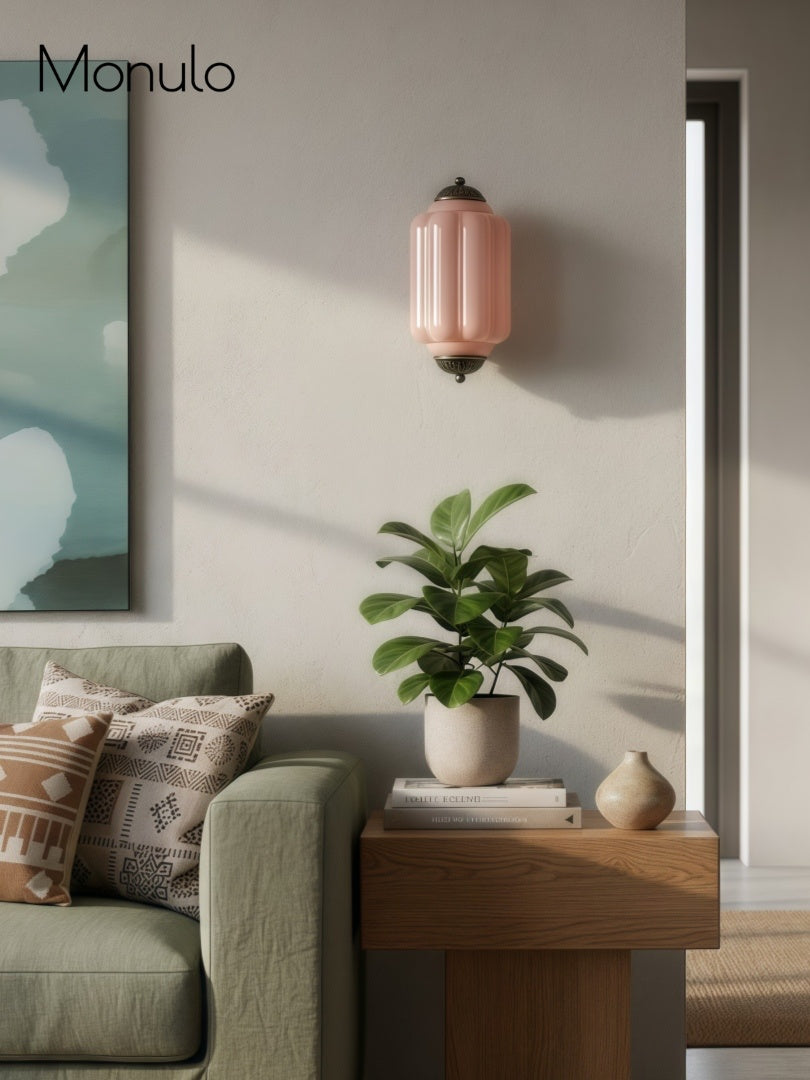 Wandlamp Melkglas voor Slaapkamer Gang Scandinavische Stijl