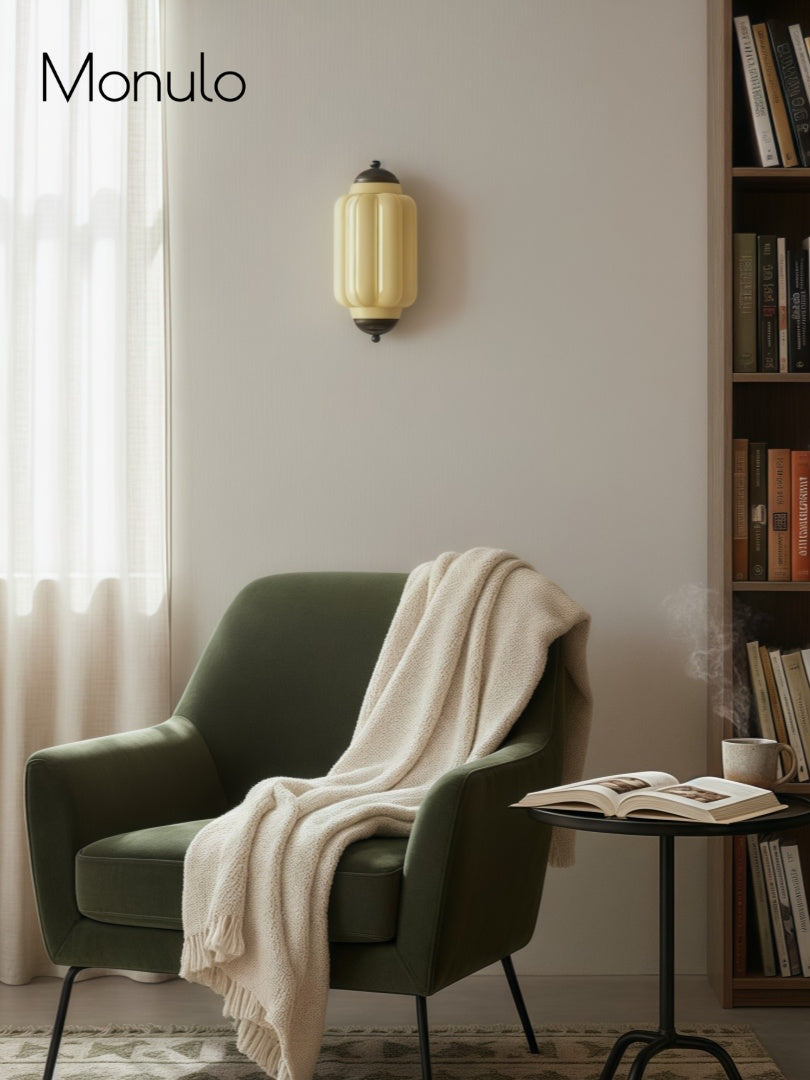 Wandlamp Melkglas voor Slaapkamer Gang Scandinavische Stijl