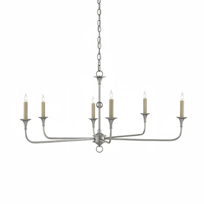Kaarslamp Kroonluchter Messing Metaal Goud Zwart Wit Nikkel Woonkamer Eetkamer 5 6 Armen Hanglamp Vintage Kaarsenkroonluchter