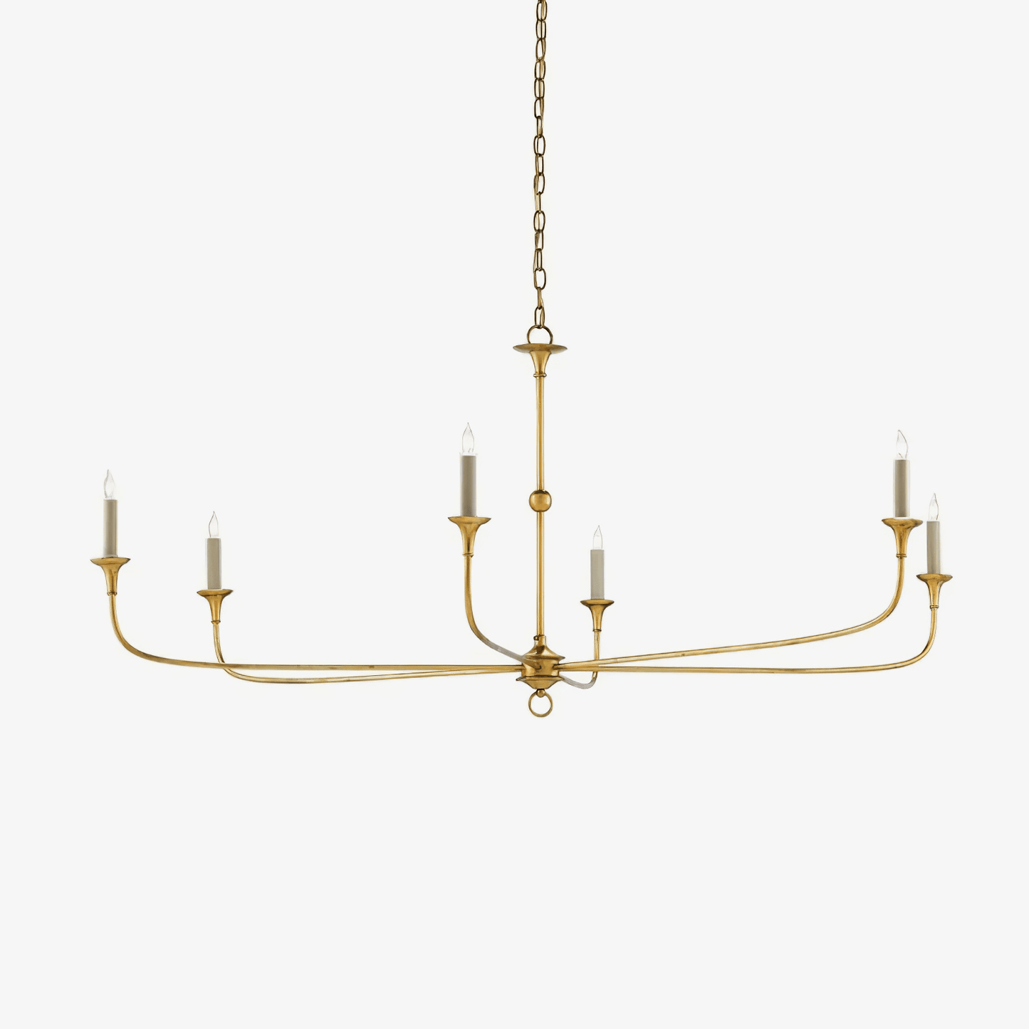 Kaarslamp Kroonluchter Messing Metaal Goud Zwart Wit Nikkel Woonkamer Eetkamer 5 6 Armen Hanglamp Vintage Kaarsenkroonluchter