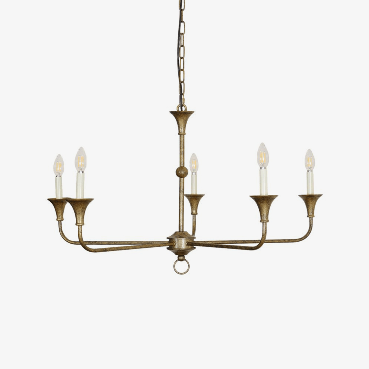 Kaarslamp Kroonluchter Messing Metaal Goud Zwart Wit Nikkel Woonkamer Eetkamer 5 6 Armen Hanglamp Vintage Kaarsenkroonluchter