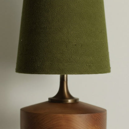 Retro Wandlamp met Stoffen Kap – Vintage Verlichting voor Slaapkamer