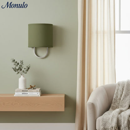 Wandlamp Stoffen Kap – Moderne Slaapkamer Wandverlichting voor Sfeervolle Ambiance