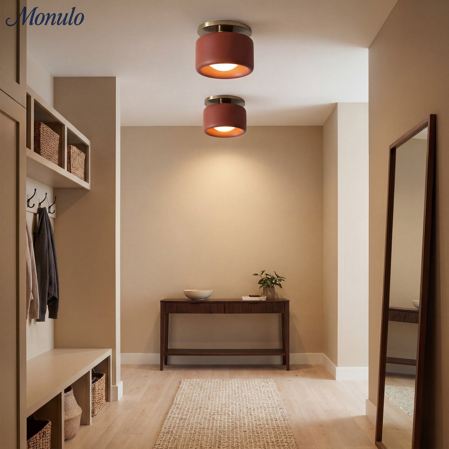 Porselein Plafondlamp Rond Modern – Zachte Sfeerverlichting voor Gang Kantoor Keuken