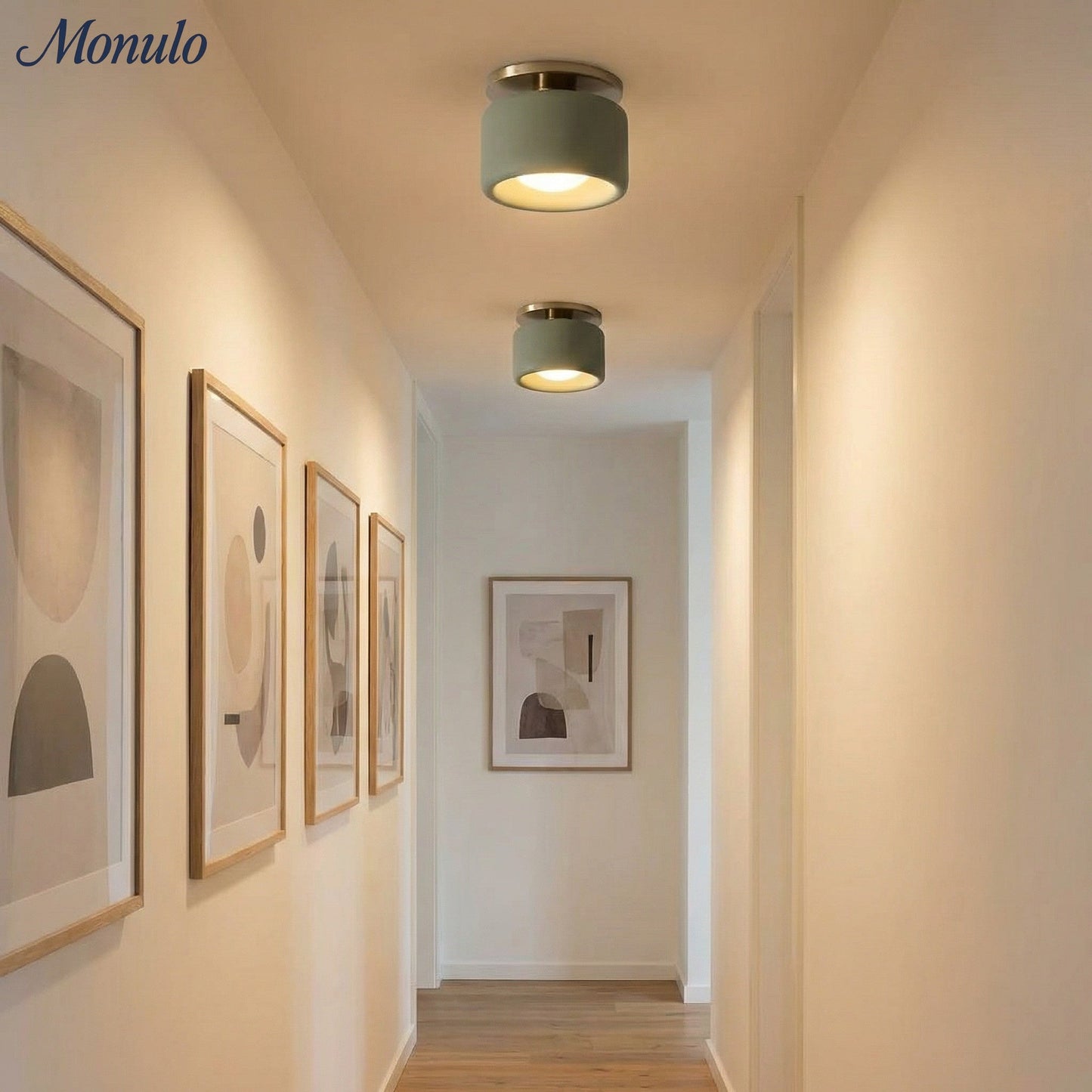 Porselein Plafondlamp Rond Modern – Zachte Sfeerverlichting voor Gang Kantoor Keuken