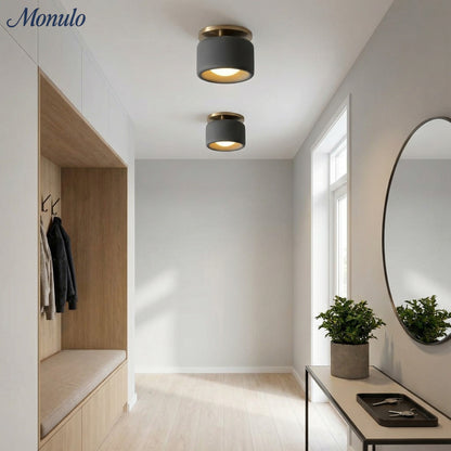 Porselein Plafondlamp Rond Modern – Zachte Sfeerverlichting voor Gang Kantoor Keuken