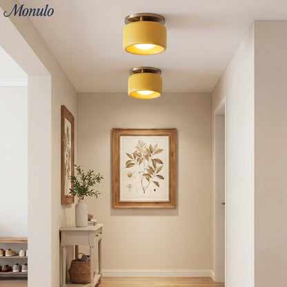 Porselein Plafondlamp Rond Modern – Zachte Sfeerverlichting voor Gang Kantoor Keuken