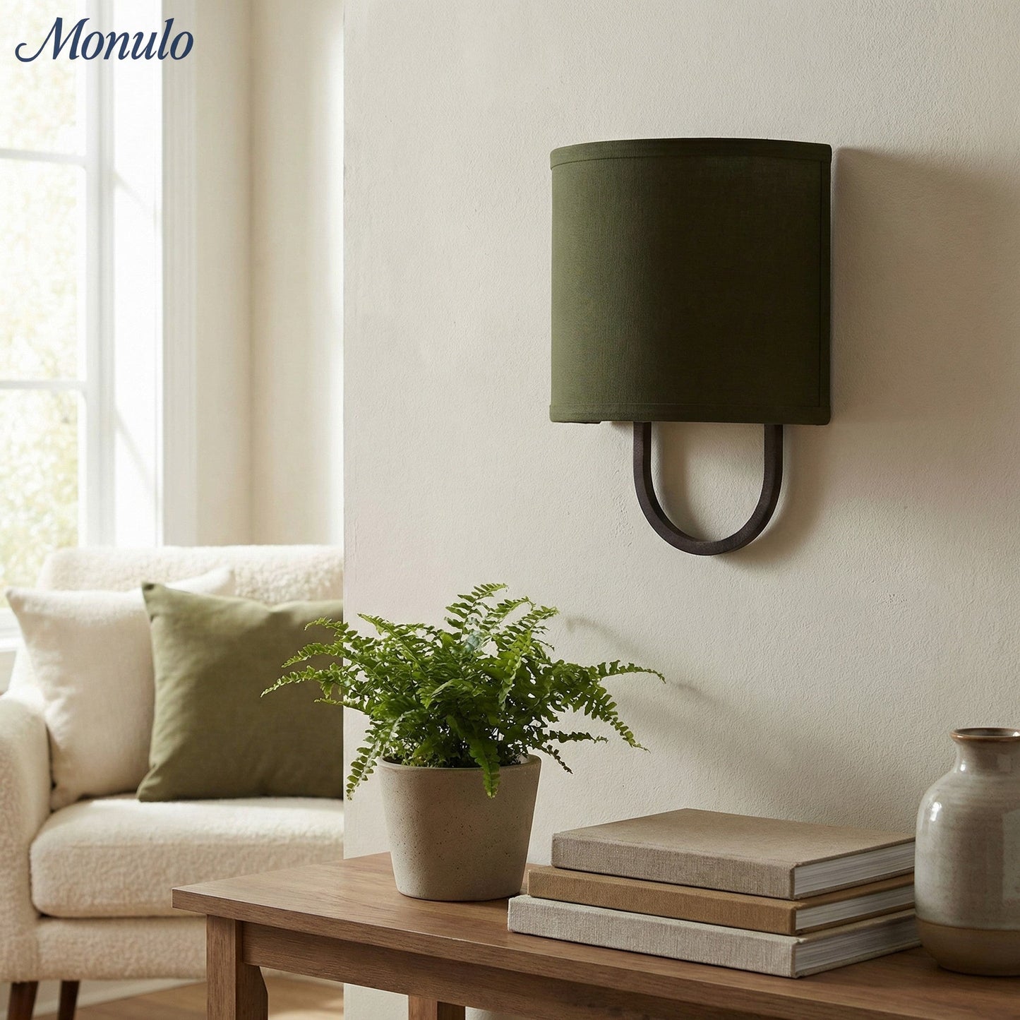 Wandlamp Stoffen Kap – Moderne Slaapkamer Wandverlichting voor Sfeervolle Ambiance