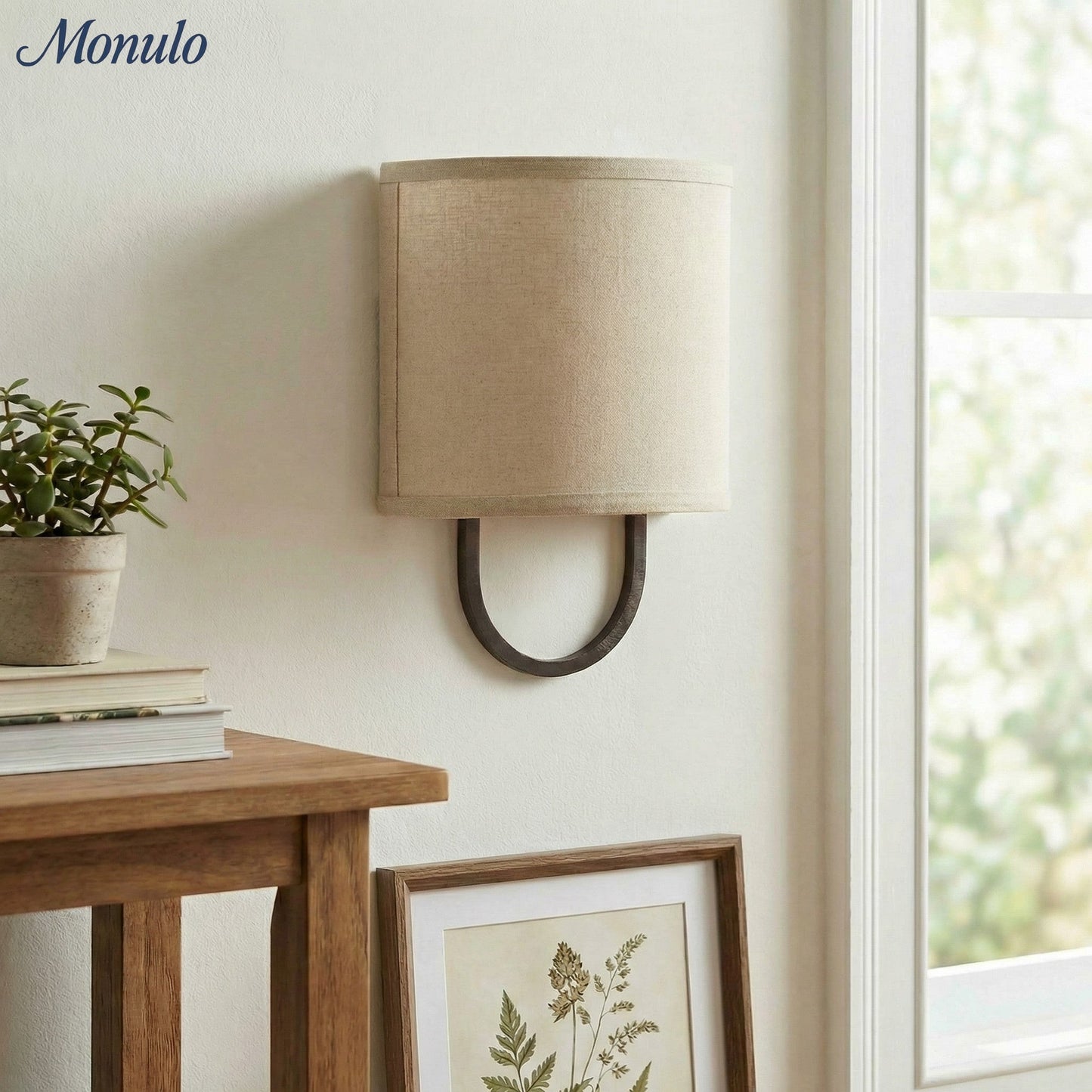 Wandlamp Stoffen Kap – Moderne Slaapkamer Wandverlichting voor Sfeervolle Ambiance