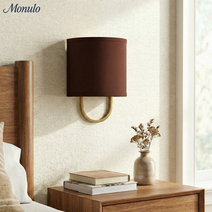 Wandlamp Stoffen Kap – Moderne Slaapkamer Wandverlichting voor Sfeervolle Ambiance