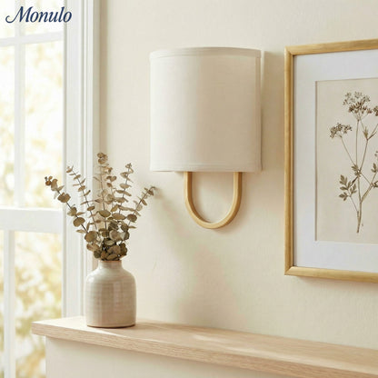 Wandlamp Stoffen Kap – Moderne Slaapkamer Wandverlichting voor Sfeervolle Ambiance