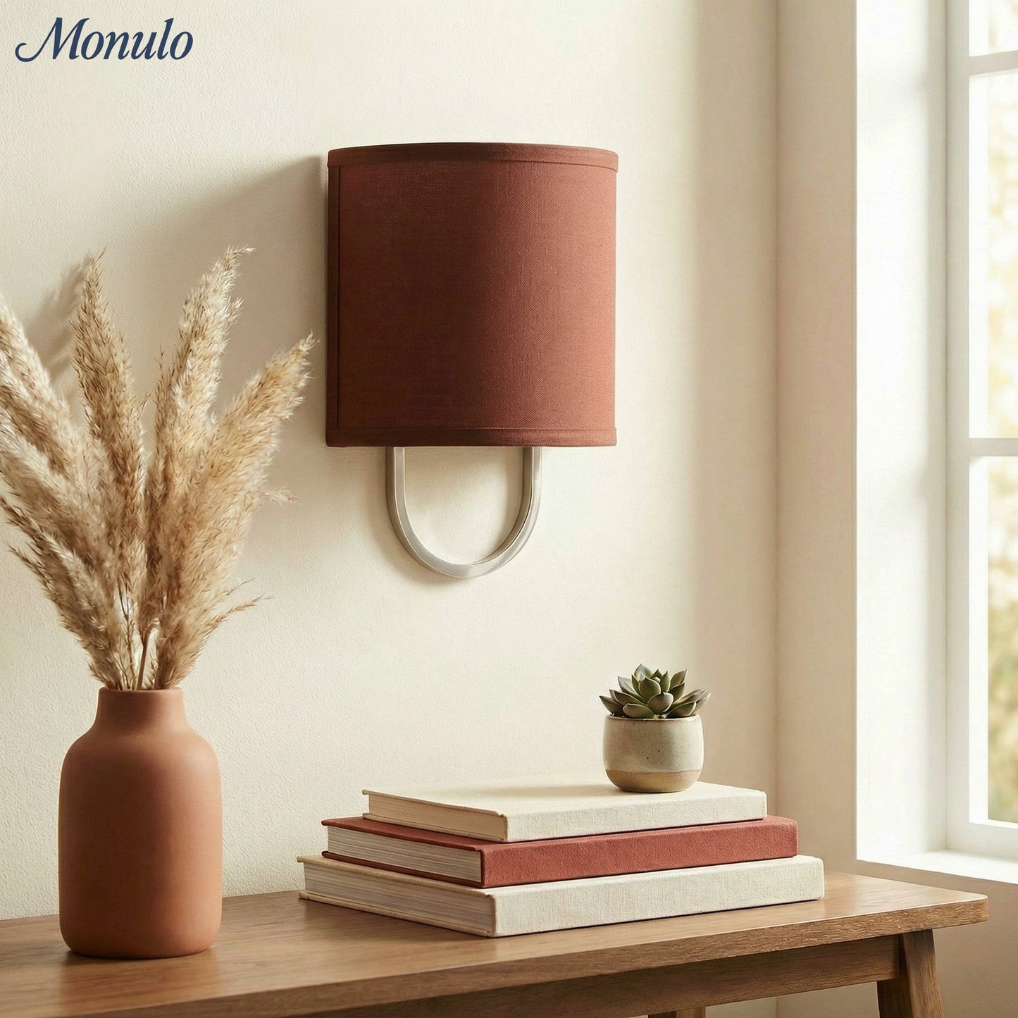 Wandlamp Stoffen Kap – Moderne Slaapkamer Wandverlichting voor Sfeervolle Ambiance