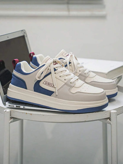 Heren Sneakers Beige Comfortabel Sportief Alledaags