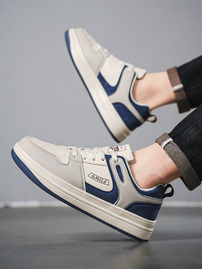 Heren Sneakers Beige Comfortabel Sportief Alledaags