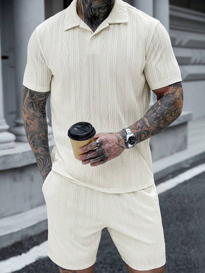 Heren Polo en Shorts Set - Zomerset voor Mannen Relaxed Stijl
